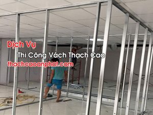 Thi Công Vách Thạch Cao